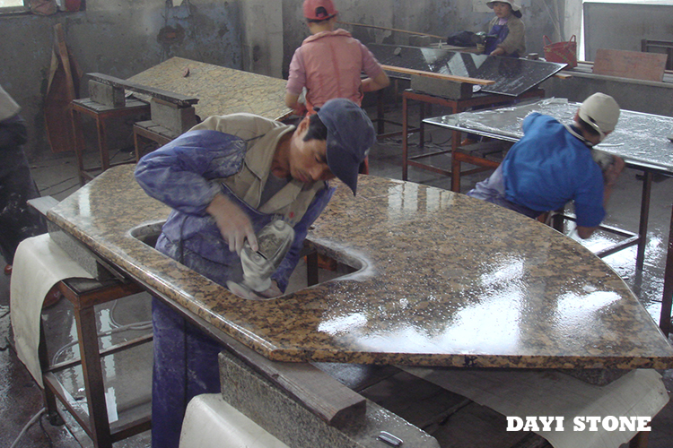 Natural Granite & Marble Countertop Polished edge